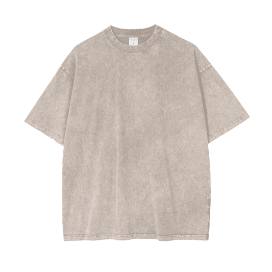 Car Enthusiast Label | Dark Design | Oversized Acid Washed T-Shirt